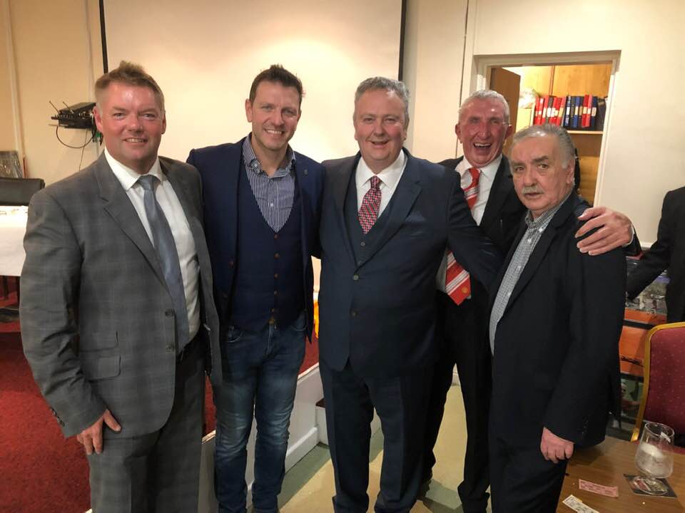 crompton cricket club sportsmans dinner with lee sharpe