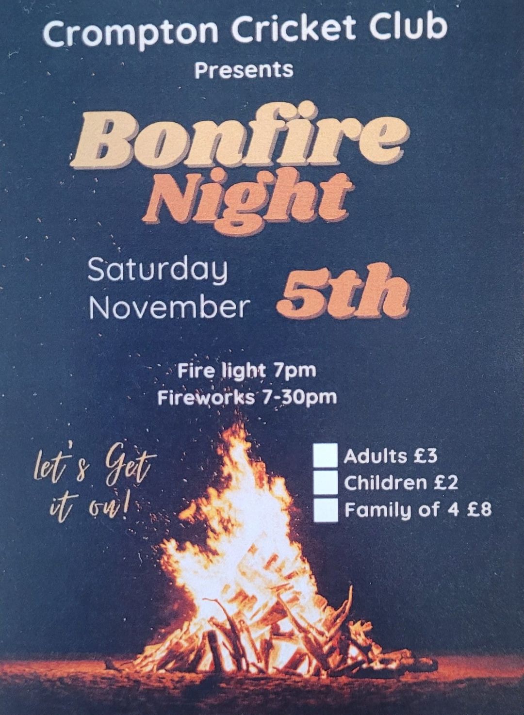 crompton bonfire night 2022